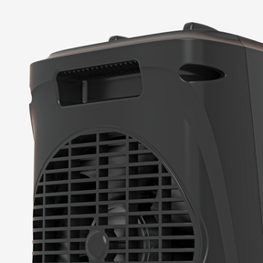 Calentador de ventilador de cerámica mini 2000W - Negro