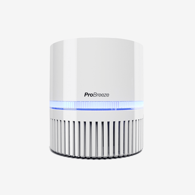 3-in-1 Mini Air Purifier with True HEPA Filter & Negative Ioniser