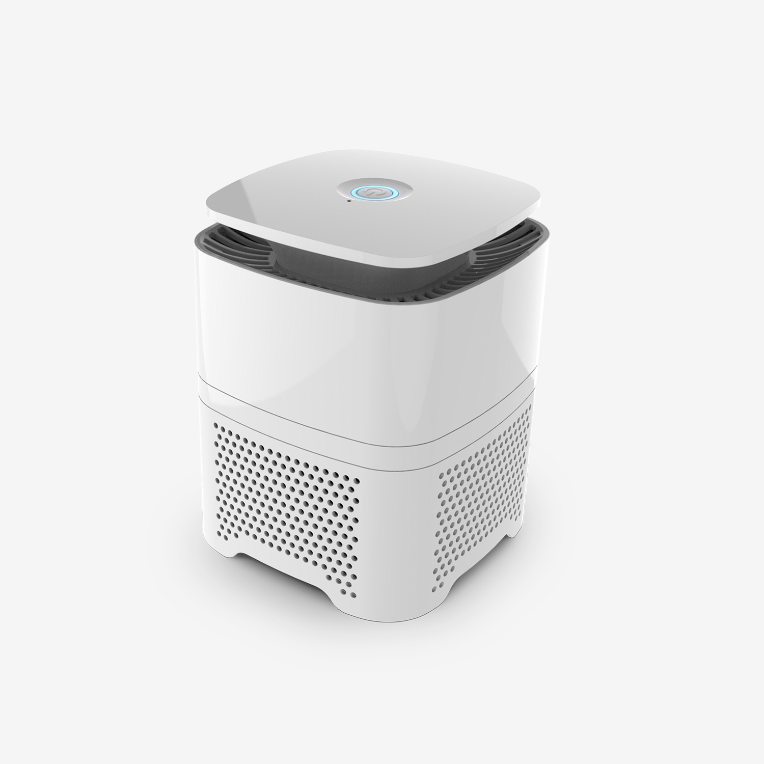 Purificateur d'air 4 en 1 - Véritable filtre HEPA avec générateur d'ions négatifs