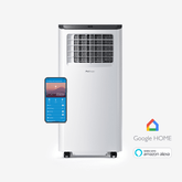<tc>Aire acondicionado portátil 4 en 1 de 9000 BTU - Compatible con Wi-Fi, aplicación y control de voz - con kit de doble ventana</tc>